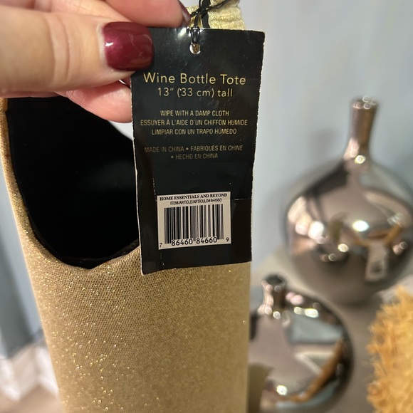 Gold Wine Bottle Holder - Picture 3 of 5
